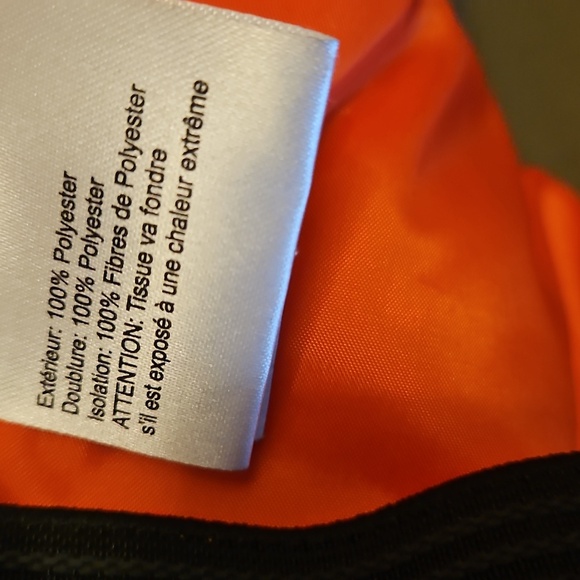 NWOT  Green and Orange Hooded Jacket - Picture 7 of 7